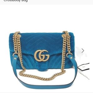 GGVelvet Matelassé crossbody bag